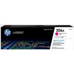 HP 206A Toner Cartridge - Magenta 1250 Pages - for HP Colour LaserJet Pro MFP M282nw / MFP M283fdn / MFPM283fdw Printer