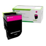 Lexmark 70C80M0 Return Program Toner Cartridge - Magenta