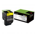 Lexmark 80C80Y0 808Y Return Program Toner Cartridge - Yellow