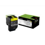 Lexmark 80C8SYE 808SYE Corporate T - Yellow Standard Yield