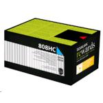 Lexmark 808HCE Corporate Toner Cartridge - Cyan High Yield - 3K