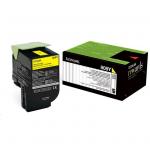Lexmark 808HYE Corporate Toner Cartridge - Yellow High Yield - 3K