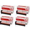 Oki Black+Tri-Colour Drum Commercial Pack for  OKI MC853 MC873 (30k pages)