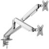 LUMI LDT63-C024 Dual Monitor Economical Spring-Assisted Monitor Arm suits 17"-32" monitors