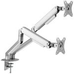 LUMI LDT63-C024 Dual Monitor Economical Spring-Assisted Monitor Arm suits 17"-32" monitors