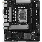 ASRock H810M-X WiFi MATX Motherboard For Intel 15th GEN LGA1851 H810, 1x M.2, 2x DDR5, 1x Internal USB 3.2 Header, 1x Internal USB 3.2 Header, 1x Internal Type C Header, AC WiFi + BT