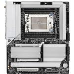 Gigabyte TRX50 AERO D ATX Motherboard For AMD Ryzen Threadripper Pro 9000 / 7000 WX Series AMD Ryzen Threadripper 9000 / 7000 Series, TRX50 Chipset, PCIE 5.0, 4x DDR5 RDimm,10GbE + 2.5 GbE Dual LAN and Wi-Fi 7