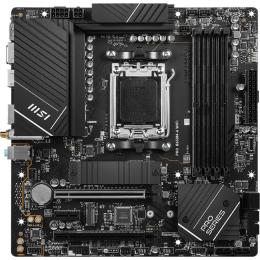 MSI PRO B650M-A WIFI mATX Motherboard For AMD Ryzen 7000/8000/9000 Series CPUs Socket AM5. B650, 4x DDR5, 2x M.2, 2x Internal USB 2.0 Header, 1x Internal USB 3.2 Header, 1x Internal Type C Header