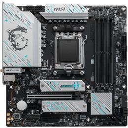 MSI B650M GAMING PLUS WIFI mATX Motherboard For AMD Ryzen 7000/8000/9000 Series CPUs Socket AM5. B650, 4x DDR5, 2x M.2, 2x Internal USB 2.0 Header, 1x Internal USB 3.2 Header, 1x Internal Type C Header, WIFI 6 + Bluetooth.