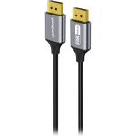 mbeat Tough Link 1.8m 16K DP to DP Cable - Space Grey