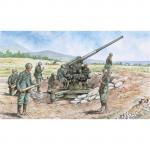 Italeri - 1/72 - WWII Italian 90/53 Gun With Crew