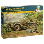 Italeri - 1/35 - Sd.Kfz 10 Demag D7 with Paratroopers