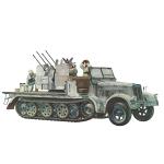 Tamiya 35050  1/35 GERMAN SD.KFZ 7/1 8-TON 1/2TRACK W/AA