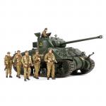 Tamiya Limited Edition - 1/35 - British Tank Sherman VC Firefly - with 6 Figures