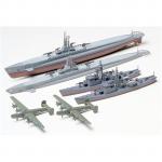 Tamiya Water Line Series No.903 - 1/700 - U.S. Submarine - Gato Class & Japanese Submarine Chaser - No.13