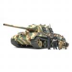 Tamiya Military Miniature Series No.307 - 1/35 - Panzerjager - Jagdtiger - Sd.Kfz.186 Mid Production - Commander Otto Carius