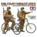 Tamiya Military Miniature Series No.333 - 1/35 - British Paratroopers & Bicycles Set