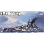 Trumpeter - 1/700 - H.M.S Rodney