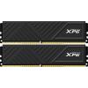 ADATA XPG Gammix D35 64GB DDR4 3200Mhz Desktop UDIMM RAM Kit - Black 2 x 32GB