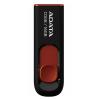 ADATA C008 Retractable USB Flash Drive - 16GB - Black / Red USB 2.0 ADATA C008 Retractable USB Flash Drive - 16GB - Black / Red USB 2.0
