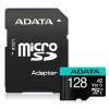 ADATA Premier Pro microSDXC Card with Adapter - 128GB UHS-I - U3 - A2 - V30