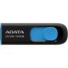 ADATA UV128 USB Flash Drive - 64GB - Black / Blue USB 3.2