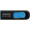 ADATA UV128 USB Flash Drive - 128GB - Black / Blue USB 3.2