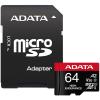 ADATA High Endurance 64GB microSDXC Memory Card Includes SD Adapter - UHS-I - Read up to 100MB/s - Write up to 80MB/s - U3 - V30