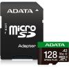 ADATA Speed Plus microSDXC Card with Adapter - 128GB UHS-I U3 A2 V30, Read Upto 180MB/s, Write Upto160MB/s