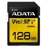 ADATA Premier ONE SDXC Memory Card - 128GB UHS-II - U3 - Read up to 290MB/s - Write up to 260MB/s