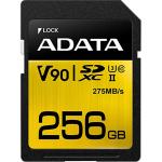 ADATA Premier ONE SDXC Memory Card - 256GB UHS-II - U3 - Read up to 275MB/s - Write up to 155MB/s