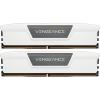 Corsair VENGEANCE for Intel XMP White 32GB DDR5 Desktop UDIMM RAM Kit 2x 16GB - 6400MHz - 32-40-40-84 - CL32 - 1.4V