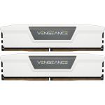 Corsair VENGEANCE for Intel XMP White 32GB DDR5 Desktop UDIMM RAM Kit 2x 16GB - 6400MHz - 32-40-40-84 - CL32 - 1.4V