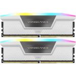 Corsair VENGEANCE RGB 32GB DDR5 Desktop RAM Kit - White 2x 16GB - 6000MHz - 40-40-40-77 - CL40 - 1.35V - For Intel 600/700 Series - Intel XMP