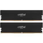 Crucial Pro OC 32GB (2x 16GB) DDR5 6400Mhz Desktop RAM - Black DIMM - 6400Mhz - CL38 - For Intel XMP and AMD EXPO