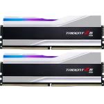 G.SKILL Trident Z5 RGB 32GB DDR5 Desktop RAM Kit - Silver 2x 16GB - 6000Mhz - CL40 - 1.35V - 40-40-40-96 - F5-6000J4040F16GX2-TZ5RS