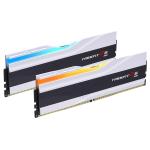 G.SKILL Trident Z5 RGB for Intel XMP 32GB DDR5 Desktop RAM Kit - White 2x 16GB - 6400Mhz - CL32 - 1.4V - CL 32-39-39-102 - F5-6400J3239G16GX2-TZ5RW