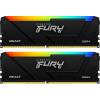 Kingston Fury RGB Beast 16GB DDR4 Desktop RAM Kit - Black 2x 8GB - 3200MHz - CL16 - Intel XMP / AMD Ryzen - KF432C16BBAK2/16 Kingston Fury RGB Beast 16GB DDR4 Desktop RAM Kit - Black 2x 8GB - 3200MHz - CL16 - Intel XMP / AMD Ryzen - KF432C16BBAK2/16
