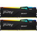 Kingston Fury RGB Beast 32GB DDR5 RGB Desktop UDIMM RAM Kit 2x 16GB - 6000MT/s - CL36 - AMD EXPO / Intel XMP