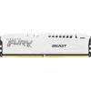 Kingston Fury Beast 16GB DDR5 6400Mhz White Desktop UDIMM RAM 1x 16GB - 6400MT/s - CL32 - AMD EXPO / Intel XMP