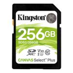 Kingston Canvas Select SDHC Memory Card - 256GB UHS-I - Class 10 - Read up to 100MB/s - Write up to 85MB/s - Capture in Full HD & 4K UHD Video (1080p)