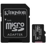 Kingston Canvas Select Plus microSDXC Memory Card - 256GB Includes SD Adapter - UHS-I - Class 10 - Read up to 100MB/s - Write up to 85MB/s