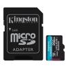 Kingston Canvas Go Plus microSDXC Memory Card - 256GB UHS-I - Class 10 - U3 - V30 - A2 - Read up to 200MB/s -Write up to 160MB/s - for Android Mobile Devices / Action Cams / Drones /Gaming