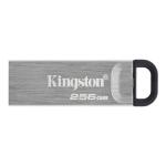 Kingston DataTraveler Kyson USB Flash Drive - 256GB USB 3.2 - Stylish Capless Metal Case - Read Up to 200MB/s