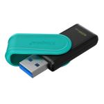 Kingston DataTraveler Exodia S USB Flash Drive - 128GB USB 3.2 Gen 1 - Black/Turquoise