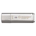 Kingston IronKey Locker+ 50 USB Flash Drive - 16GB Provide Consumer-Grade Security with AES Hardware-Encryption in XTS