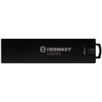 Kingston IronKey D500S 64GB Encrypted USB Flash Drive FIPS 140-3 Level 3 Certified, AES-256