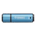 Kingston IronKey Vault Privacy 50 USB Flash Drive - 256GB FIPS 197 Certified & XTS-AES 256-bit Encrypted USB Drive for Data Protection