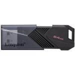 Kingston DataTraveler Exodia Onyx USB 3.2 Gen 1 Flash Drive - 64GB