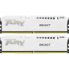 Kingston FURY Beast 32GB (2x 16GB) DDR5 Desktop Ram Kit - White 6000MT/s - CL36 - AMD EXPO